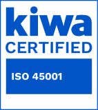 Riproduzione logo certificazione Kiwa 45001