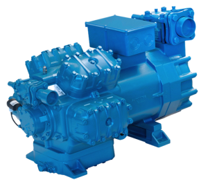 Compressore Frascold tinto in azzurro